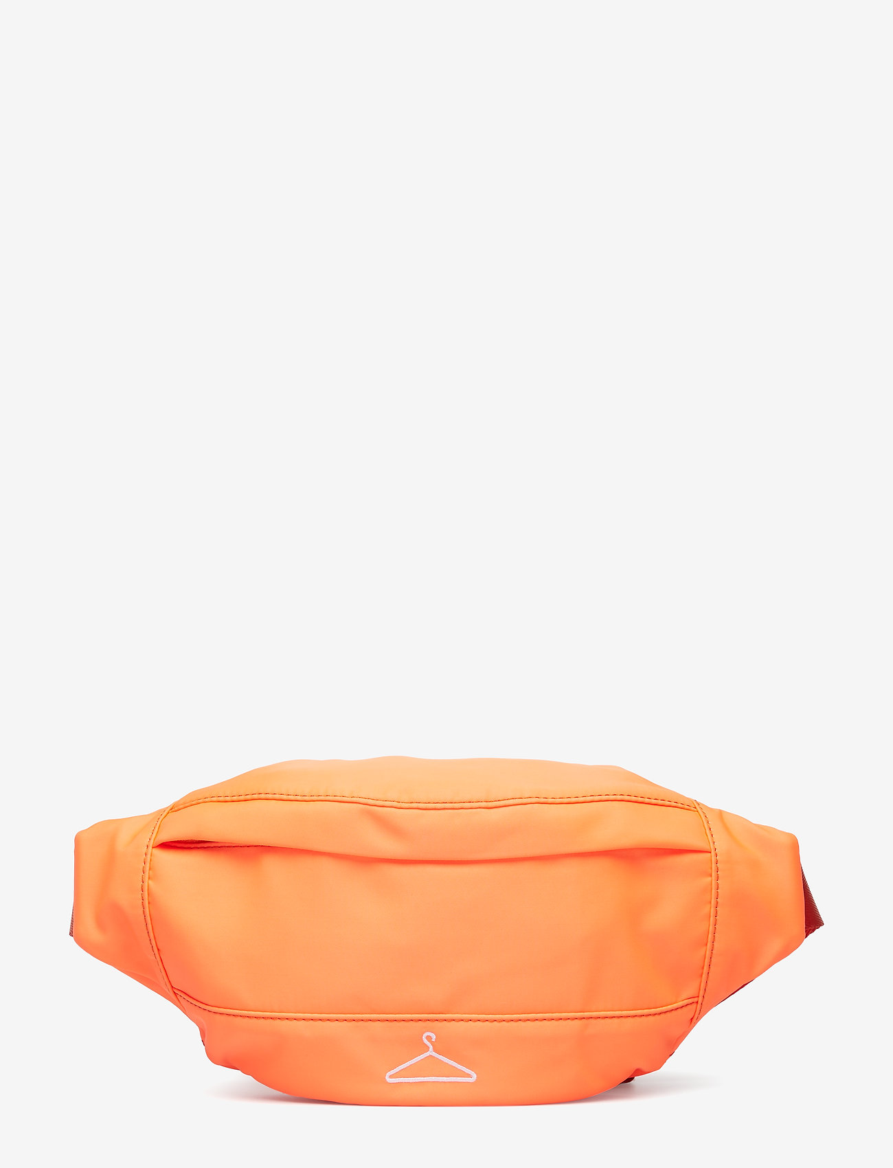 neon orange belt bag