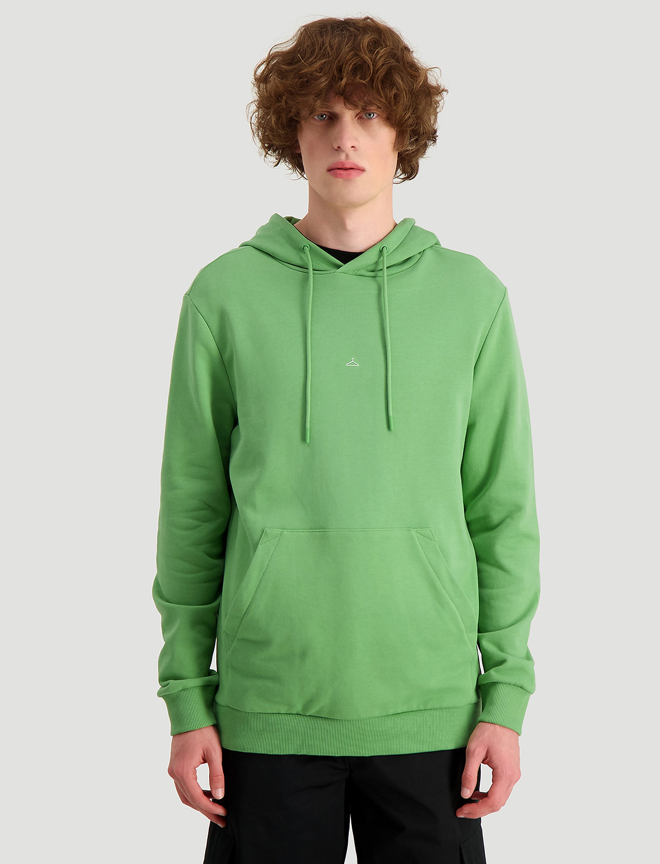 hoodie with hanger logo