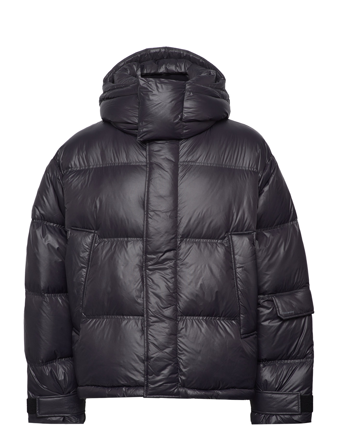 Narvik Short Down Jacket Designers Jackets Padded Jackets Black HOLZWEILER