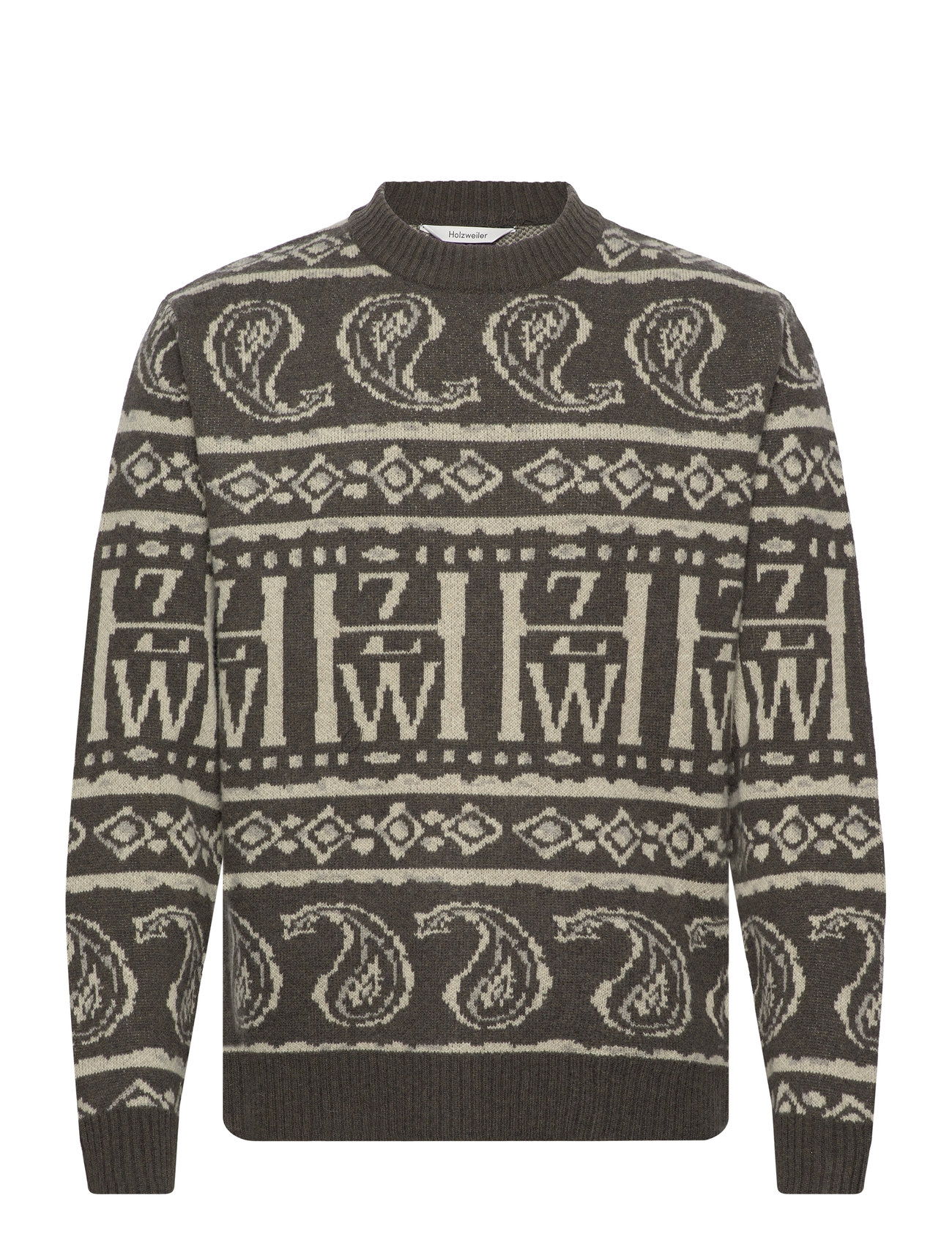 Dery Paisley Crew Khaki HOLZWEILER