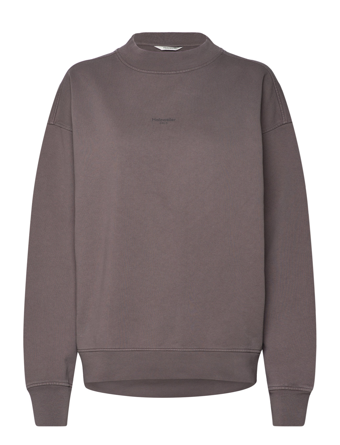 W. Mezzanine Oslo Crew Tops Sweatshirts & Hoodies Sweatshirts Grey HOLZWEILER