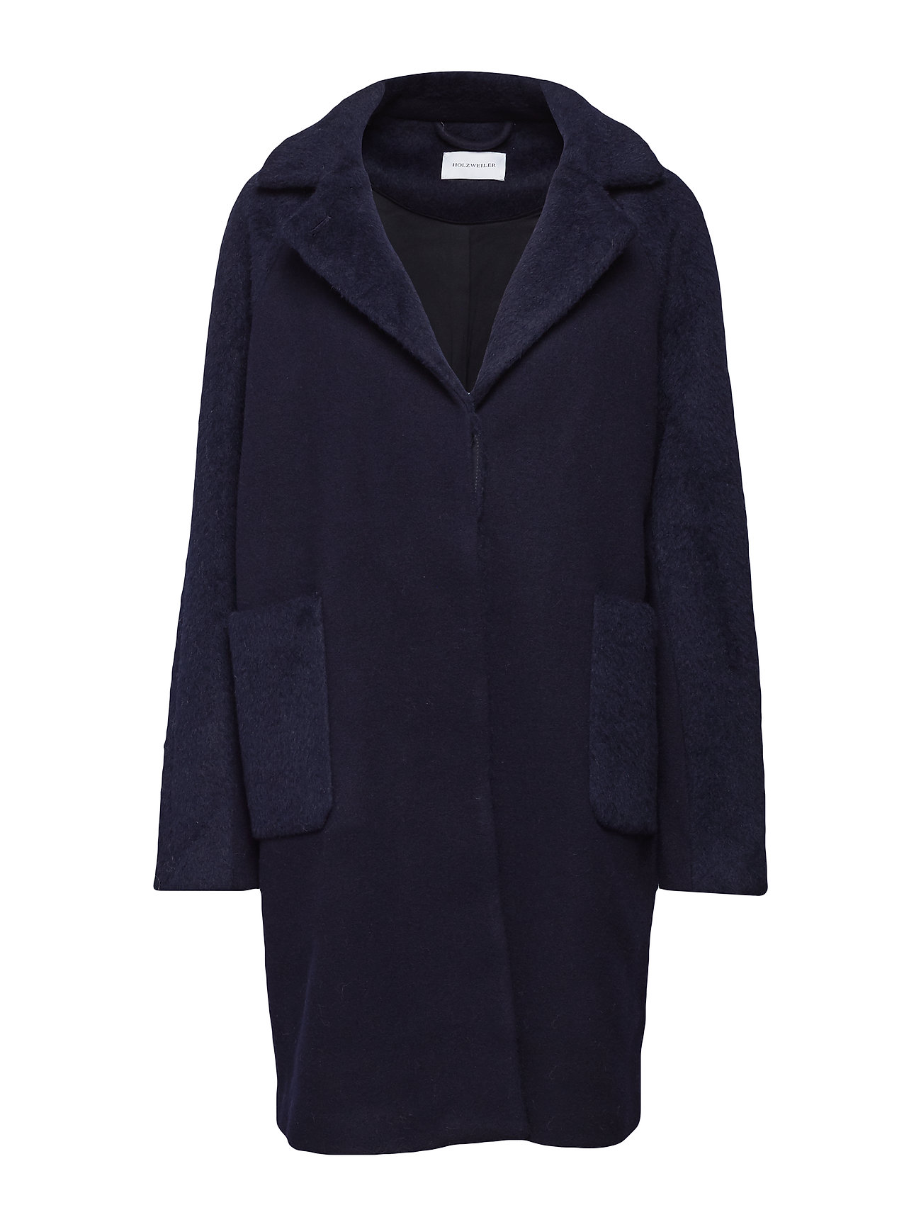 Dodo Coat Wollen Jas Lange Blauw Holzweiler holzweiler kopen in de aanbieding Dodo Coat Wollen Jas Lange Blauw Holzweiler holzweiler kopen in de aanbieding