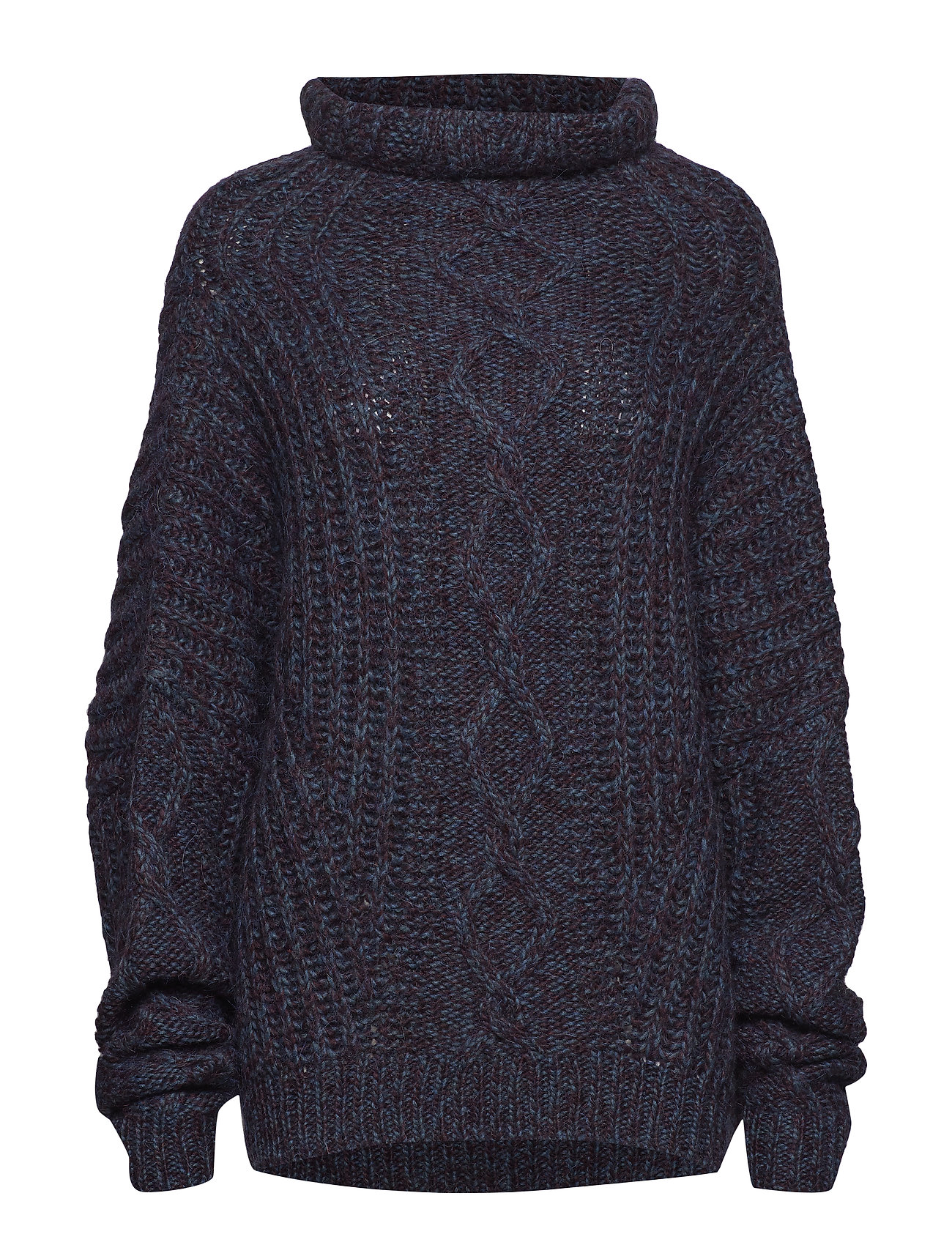 Wildhorse Knit Turtleneck Coltrui Blauw Holzweiler holzweiler kopen in de aanbieding Wildhorse Knit Turtleneck Coltrui Blauw Holzweiler holzweiler kopen in de aanbieding