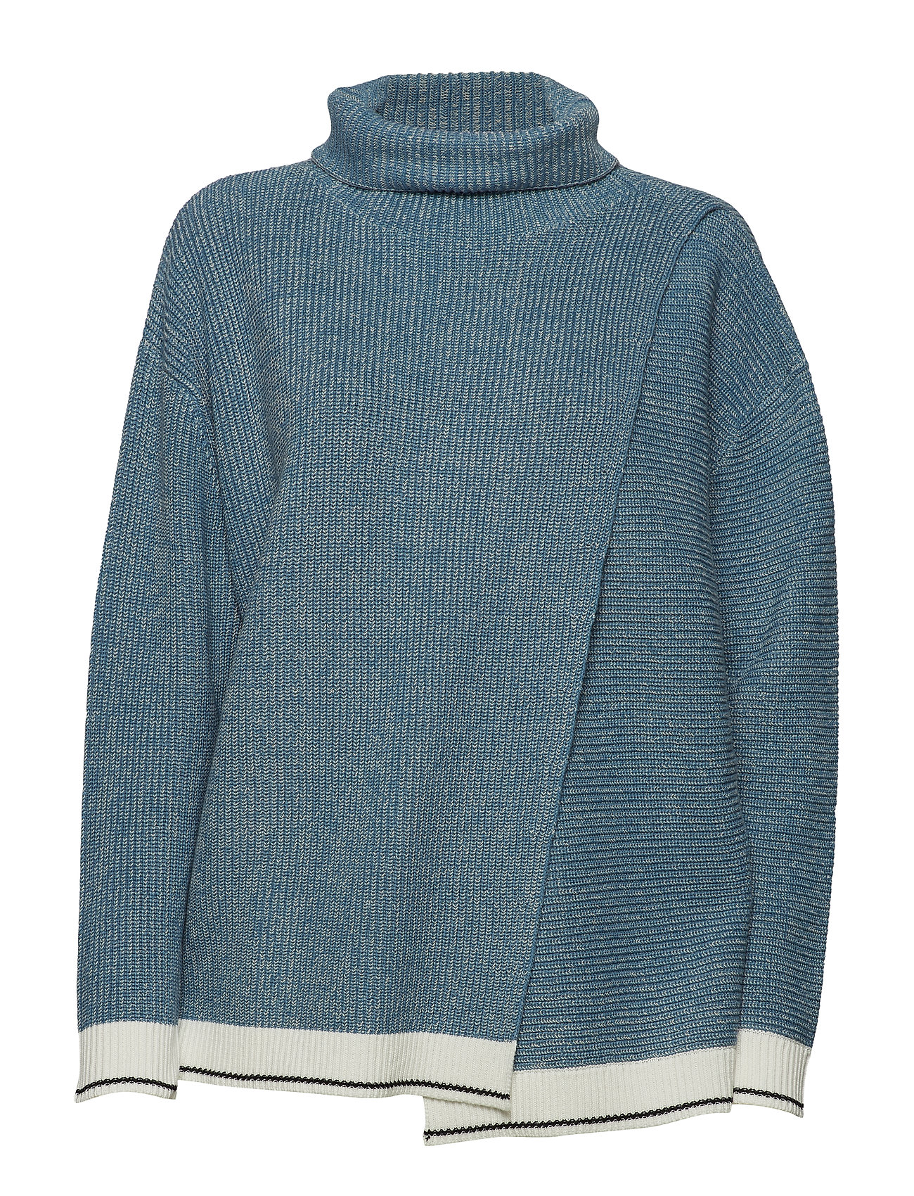 Stryn Knit Turtleneck Coltrui Blauw Holzweiler holzweiler kopen in de aanbieding Stryn Knit Turtleneck Coltrui Blauw Holzweiler holzweiler kopen in de aanbieding