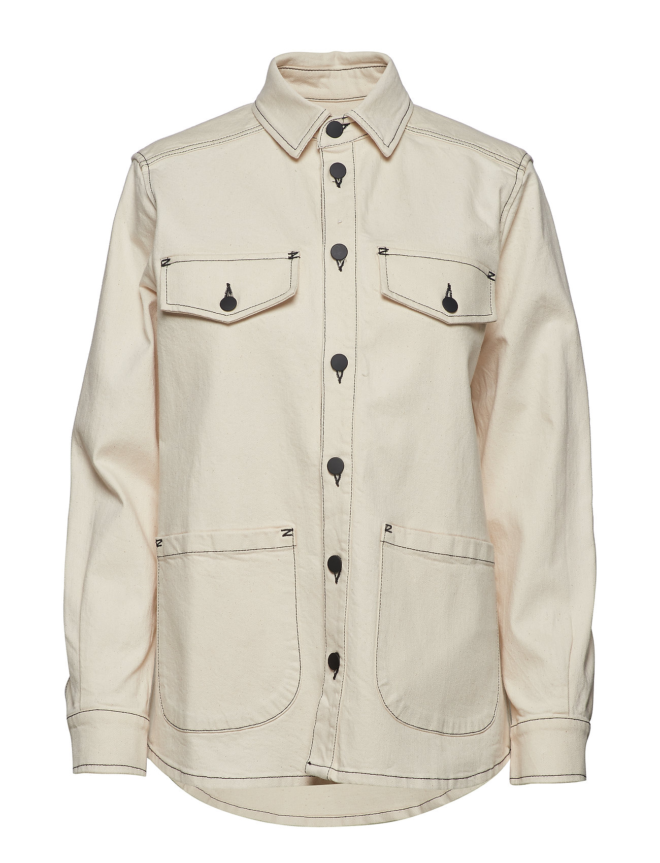 Kylee Shirt Jeansjack Denimjack Creme Holzweiler holzweiler kopen in de aanbieding