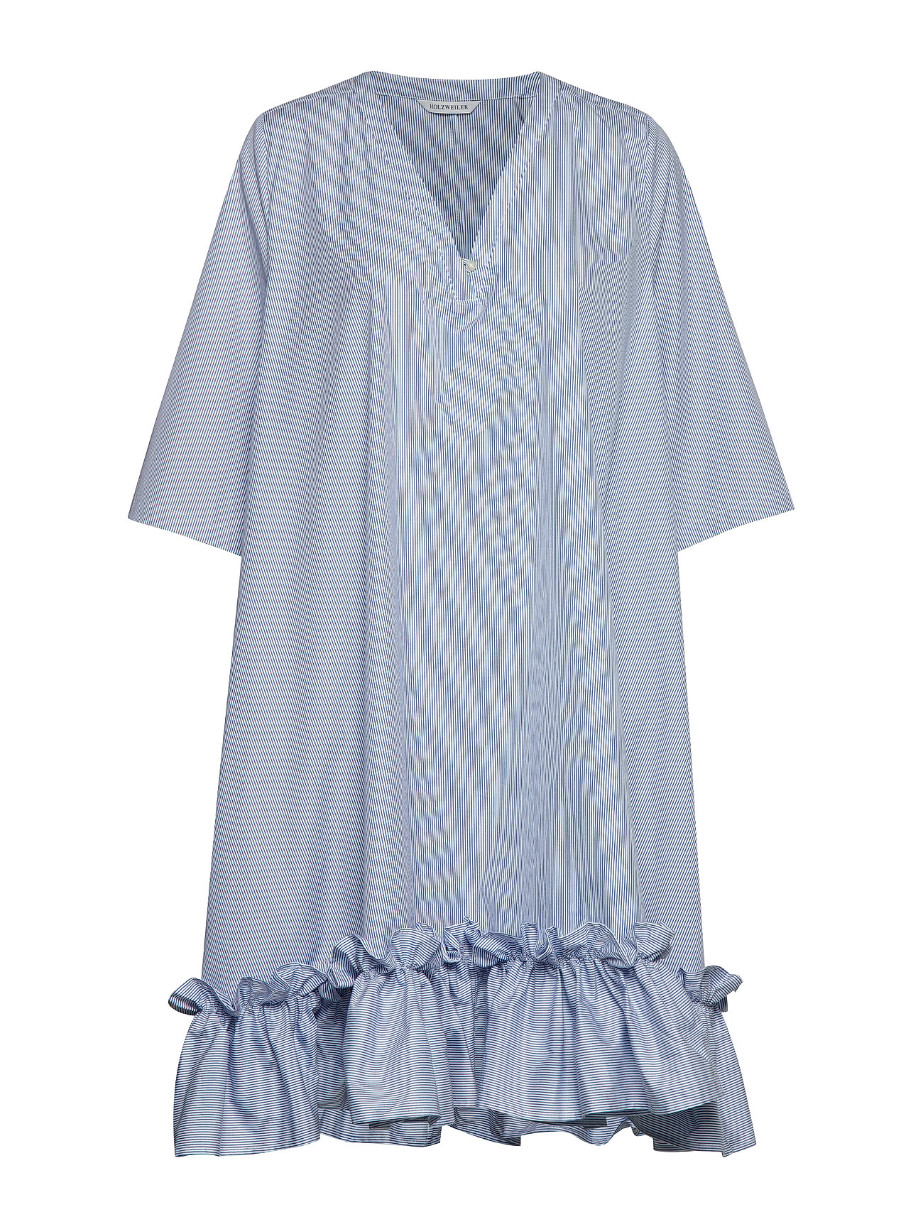 Berle Dress Korte Jurk Blauw Holzweiler holzweiler kopen in de aanbieding