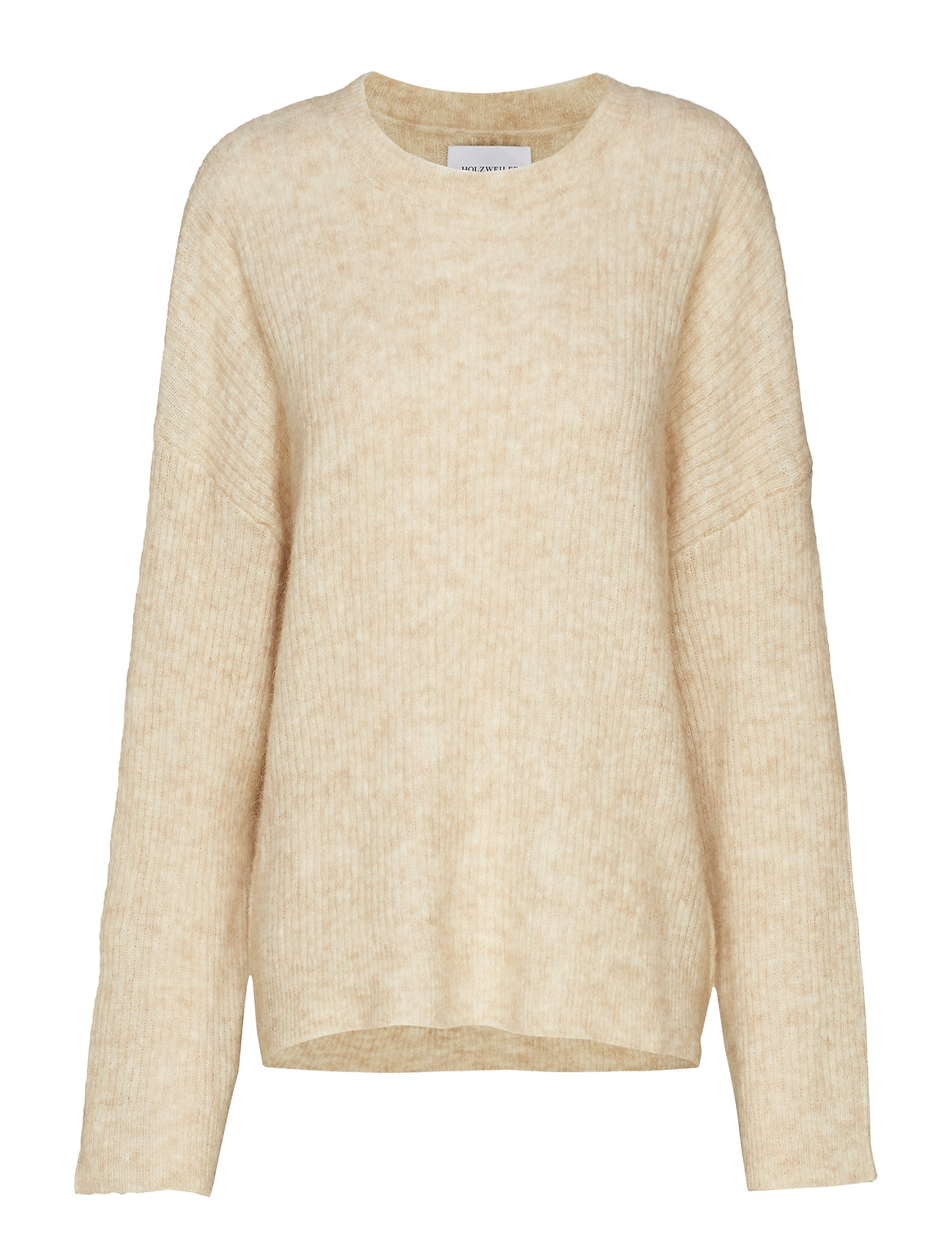 Nora Knit Gebreide Trui Beige Holzweiler holzweiler kopen in de aanbieding Nora Knit Gebreide Trui Beige Holzweiler holzweiler kopen in de aanbieding