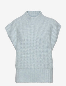 Sila Knit Vest 22-01 - down- & padded jackets - lt. blue
