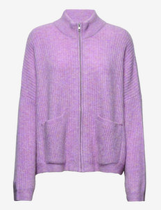 Penguin Knit Cardigan - cardigans - lilac