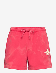 W. Musan Logos Shorts - casual shorts - red