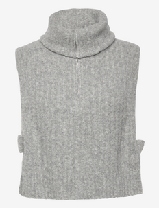 Hafjell Knit Bib - down- & padded jackets - grey