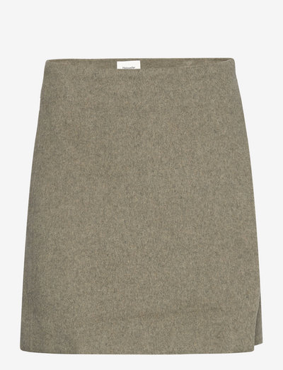 Erina Wool Skirt - miniseelikud - green