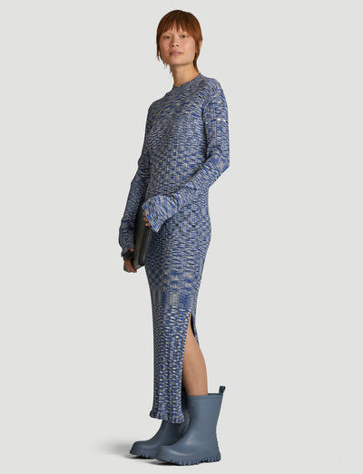 HOLZWEILER Hadeland Knit Dress (Blue 