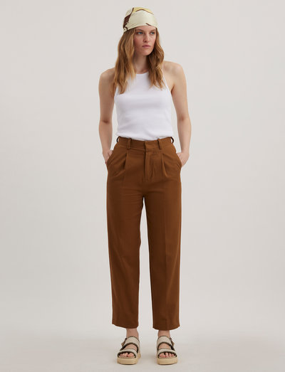 Maia Trouser - tailored trousers - camel