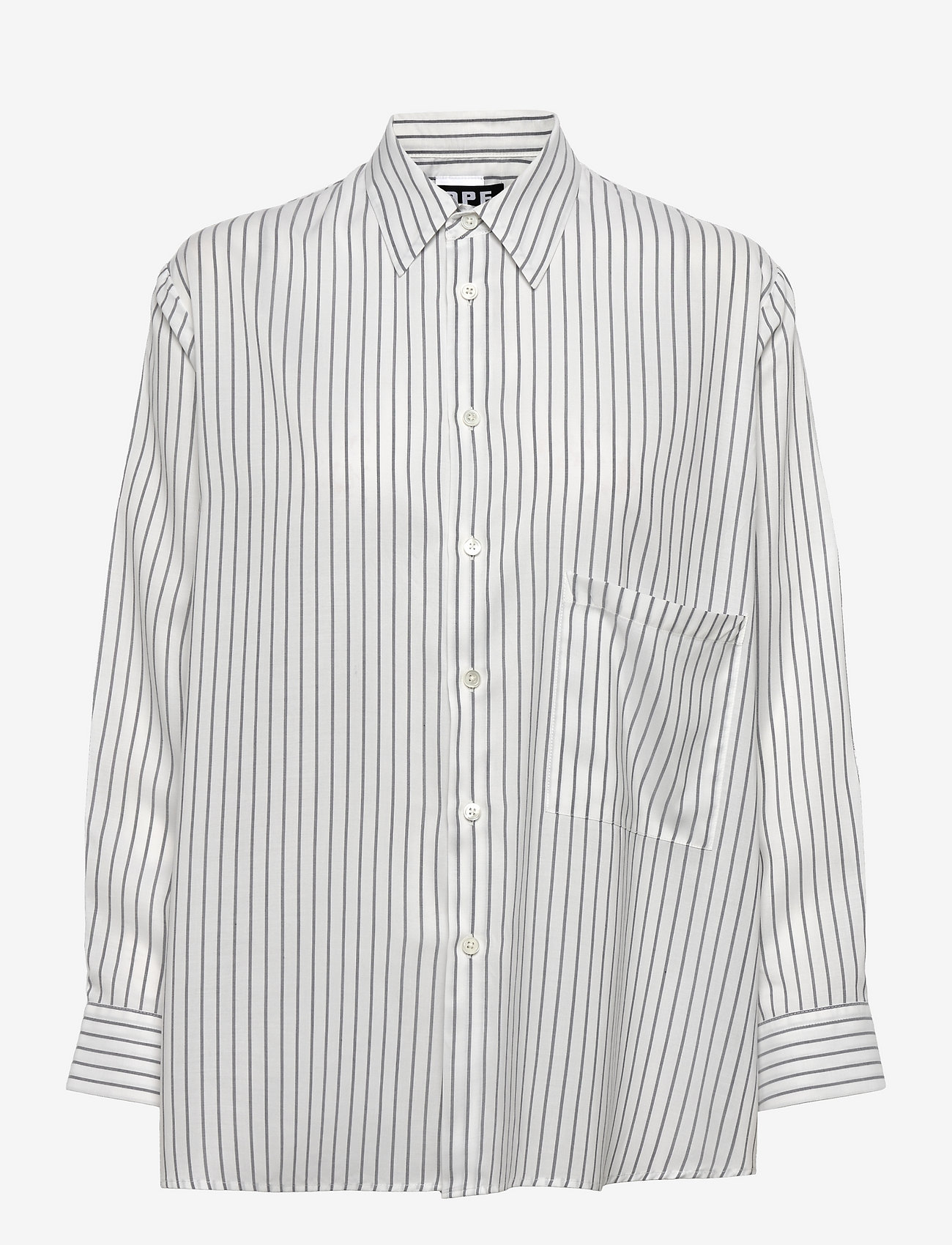 Hope - Elma Shirt - chemises en jeans - grey stripe - 0