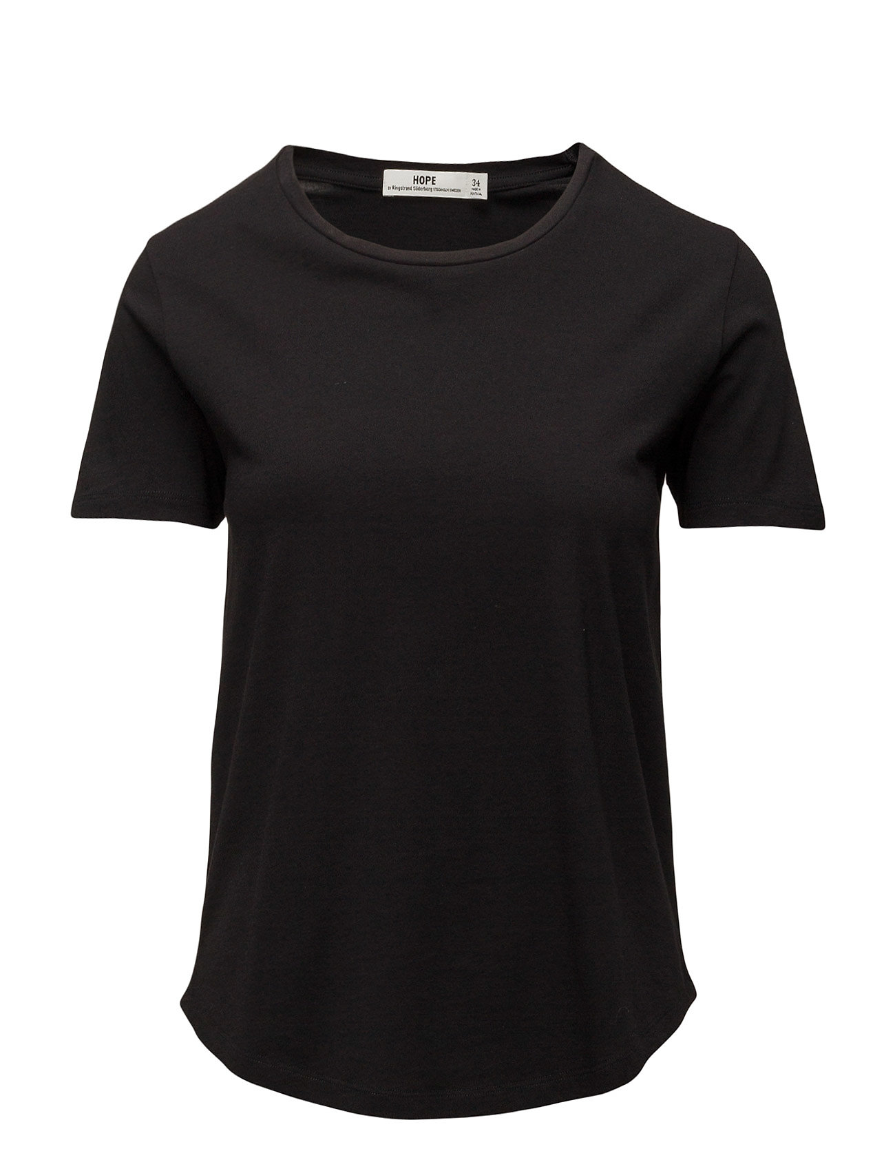 Tee T Shirts Tops Short Sleeved Zwart Hope hope kopen in de aanbieding