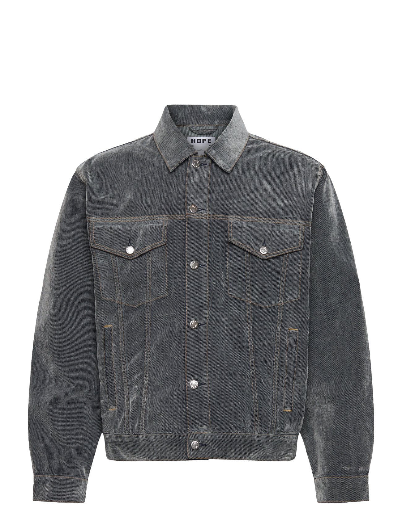 Bold Denim Jacket Grey Flock Dongerijakke Denimjakke Grey Hope