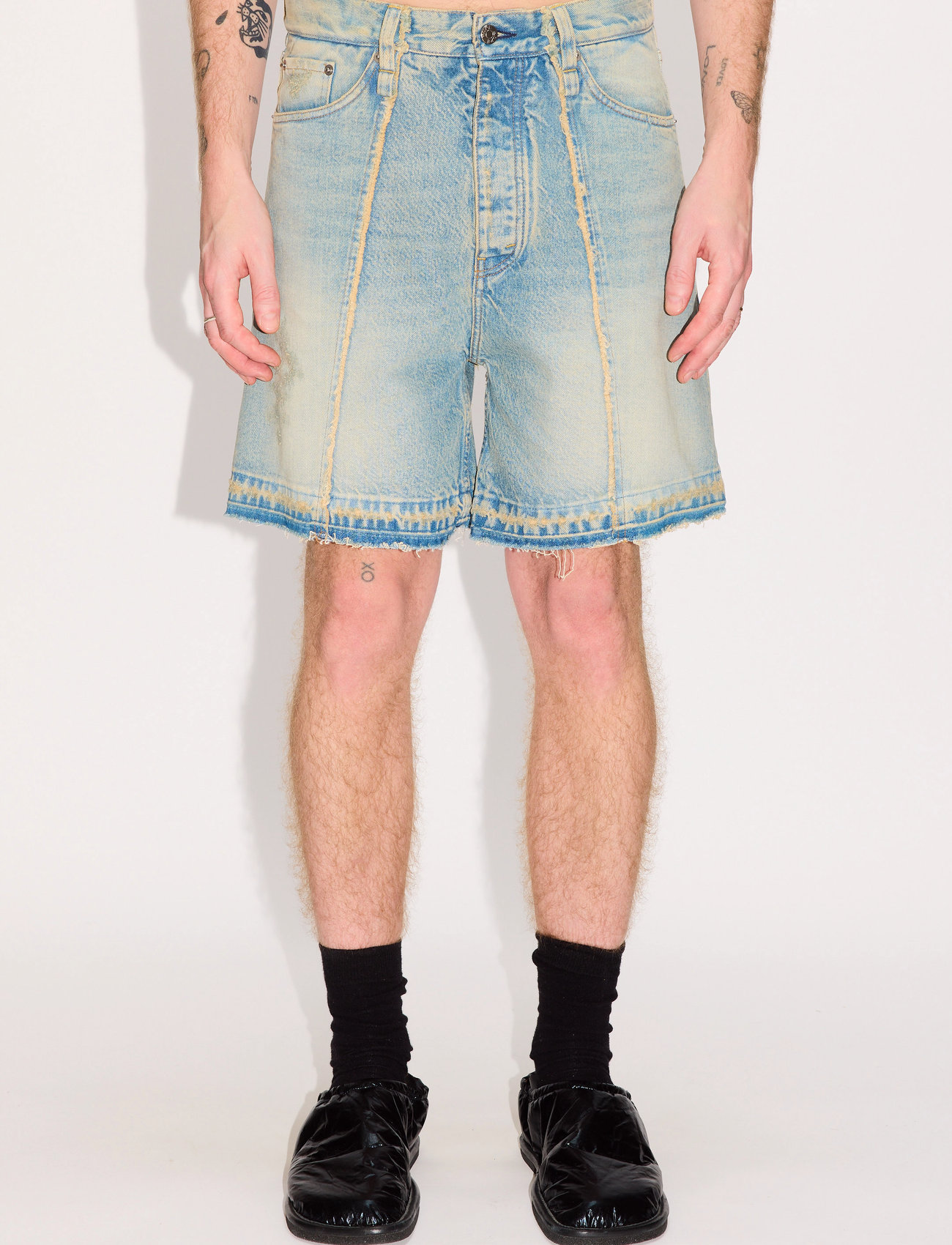 Hope Skid Shorts Light Blue Sandy Mix, 31, Blue, Shorts > Denim Shorts, Dame