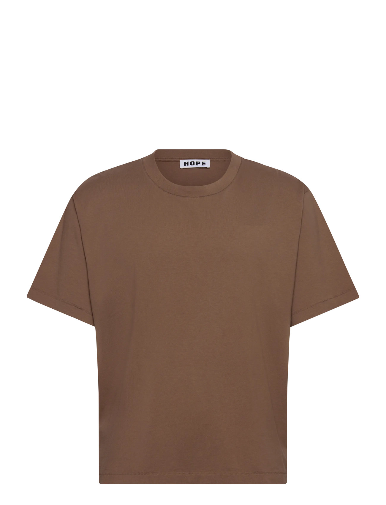 Hope Boxy Tee, 52, Beige, T-Shirts > Kortærmede, Herre