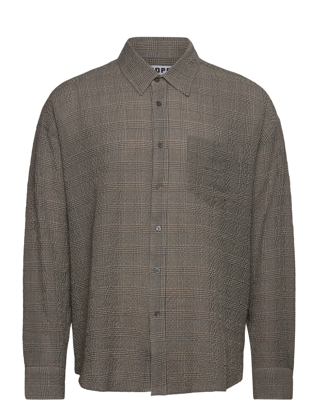 Hope Room Shirt, 50, Grey, Shirts > Checkered Shirt, Herre