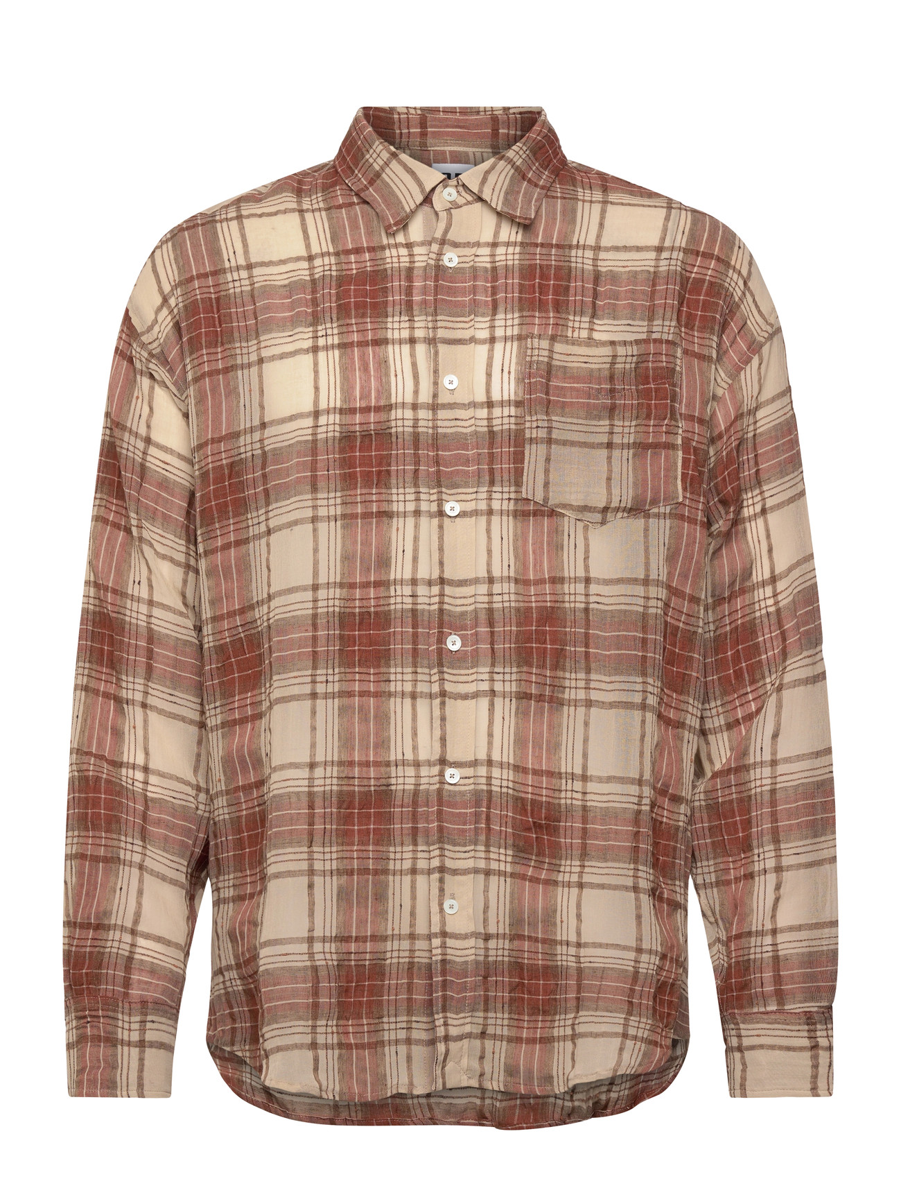 Hope Room Shirt, 50, Red, Shirts > Checkered Shirt, Herre
