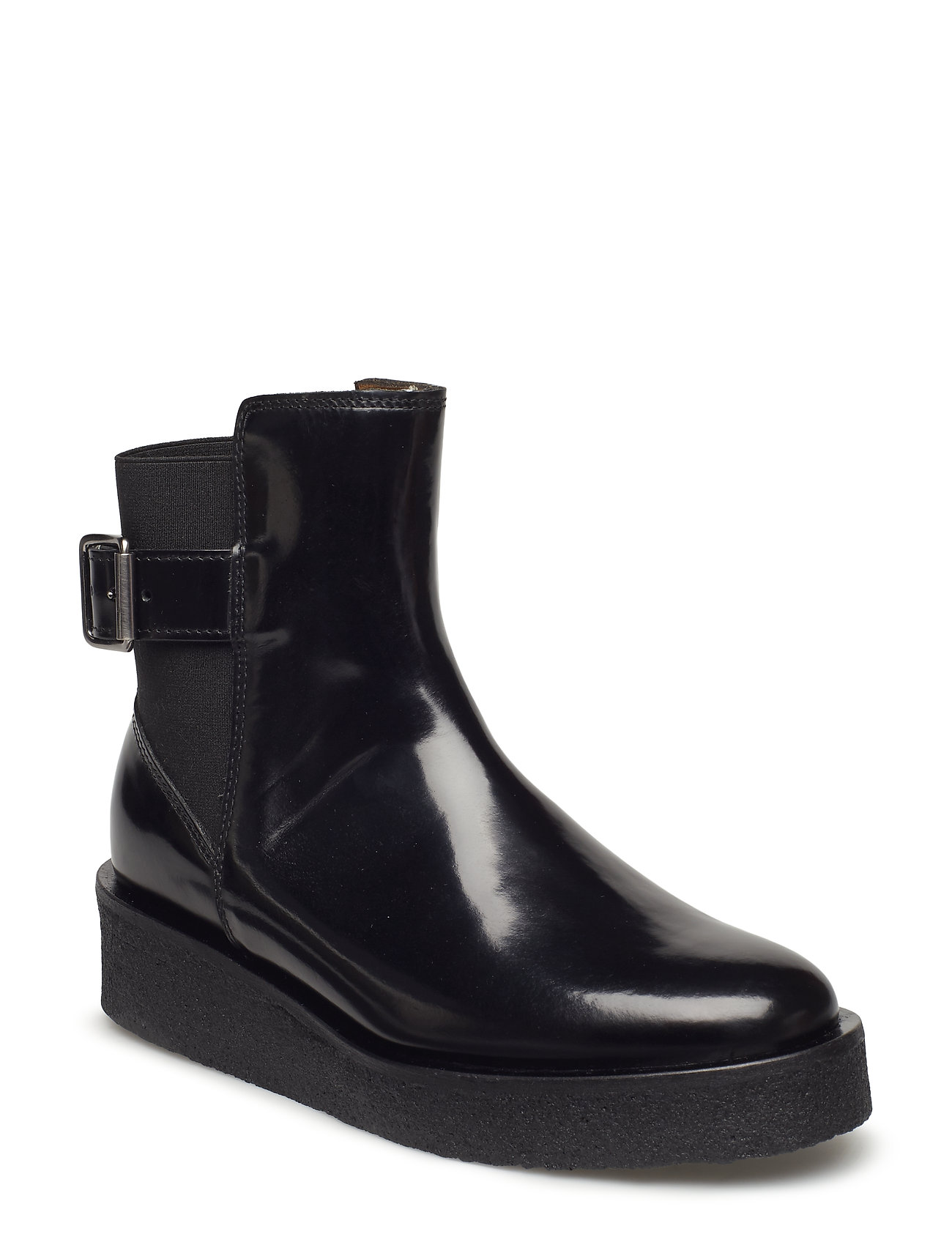 Hunt Boot Enkellaars Zonder Hak Zwart Hope hope kopen in de aanbieding