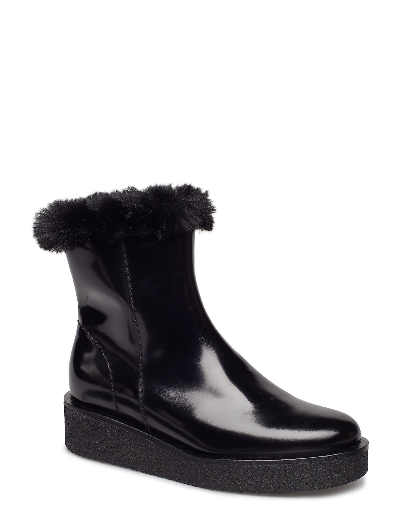 Sky Boot Gevoerde Enkellaars Lage Hak Zwart Hope hope kopen in de aanbieding