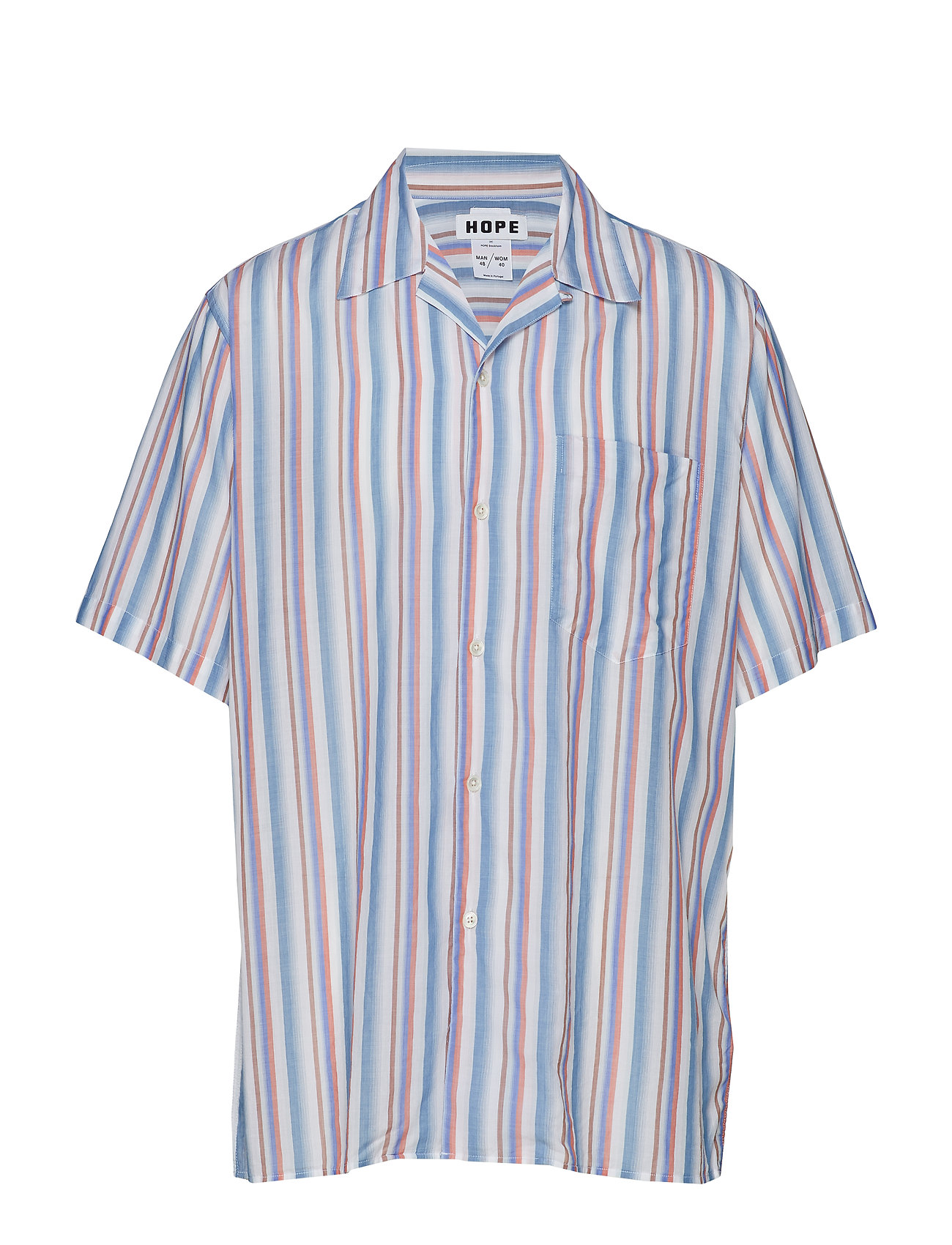 Camp Shirt Overhemd Met Korte Mouwen Blauw Hope hope kopen in de aanbieding Camp Shirt Overhemd Met Korte Mouwen Blauw Hope hope kopen in de aanbieding