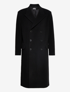 TIME COAT - wool coats - black soft wool