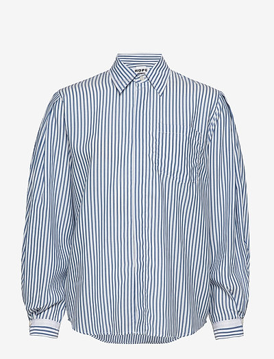 Serene Shirt - pitkähihaiset paidat - blue stripe