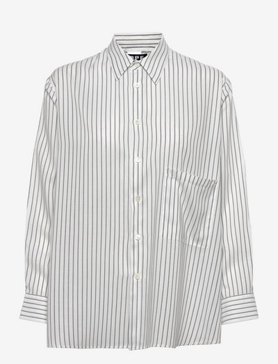 Elma Shirt - chemises en jeans - grey stripe
