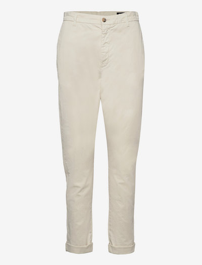 NEWS EDIT TROUSERS - chinos - ivory