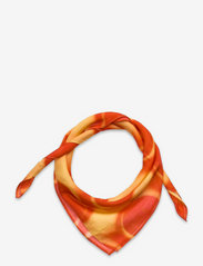 ALICE SCARF - WATER CIRCLE YELLOW/RED