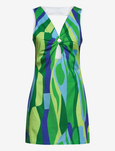 Glam Paloma Dress - festkjoler - green landscape