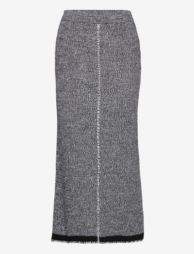 Ilvana melange knit skirt