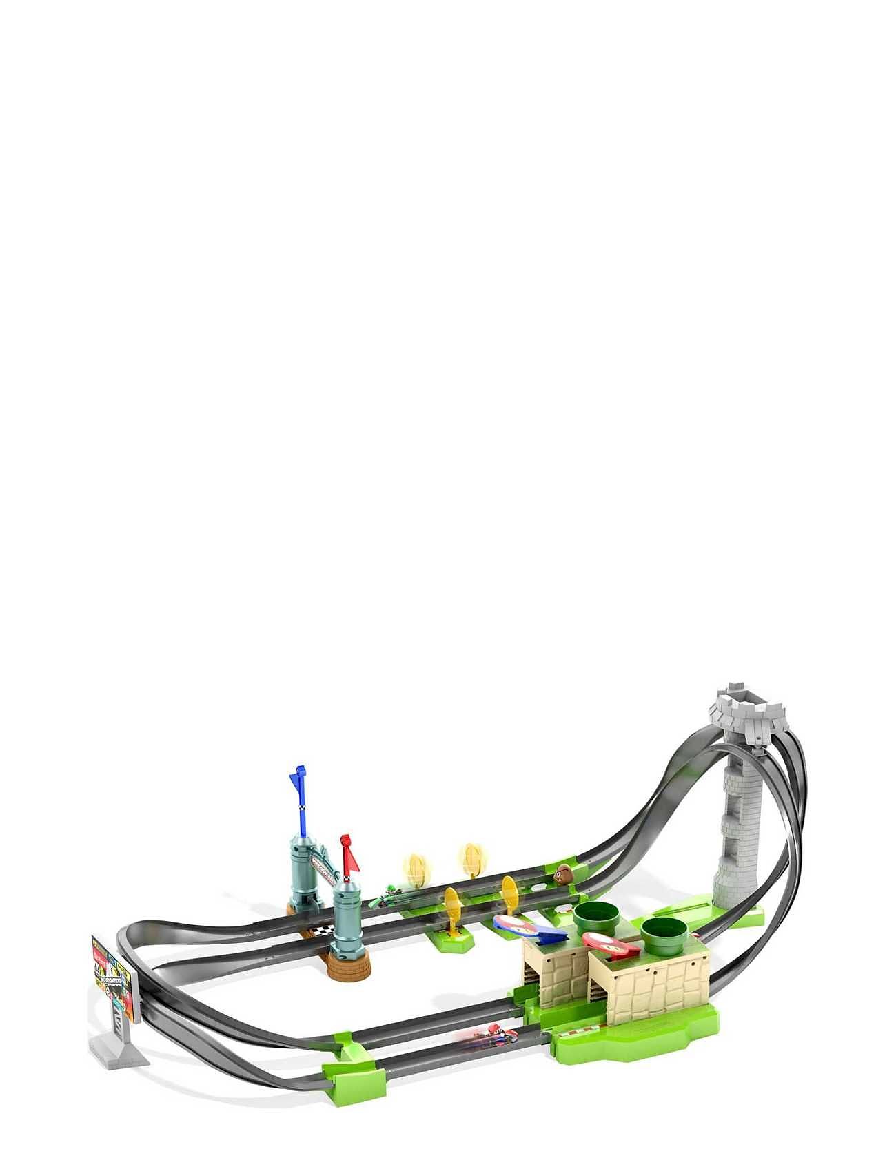 Hot Wheels® Mario Kart™ Circuit Lite Track Set Toys Toy Cars & Vehicles Race Tracks Multi/mönstrad Hot Wheels