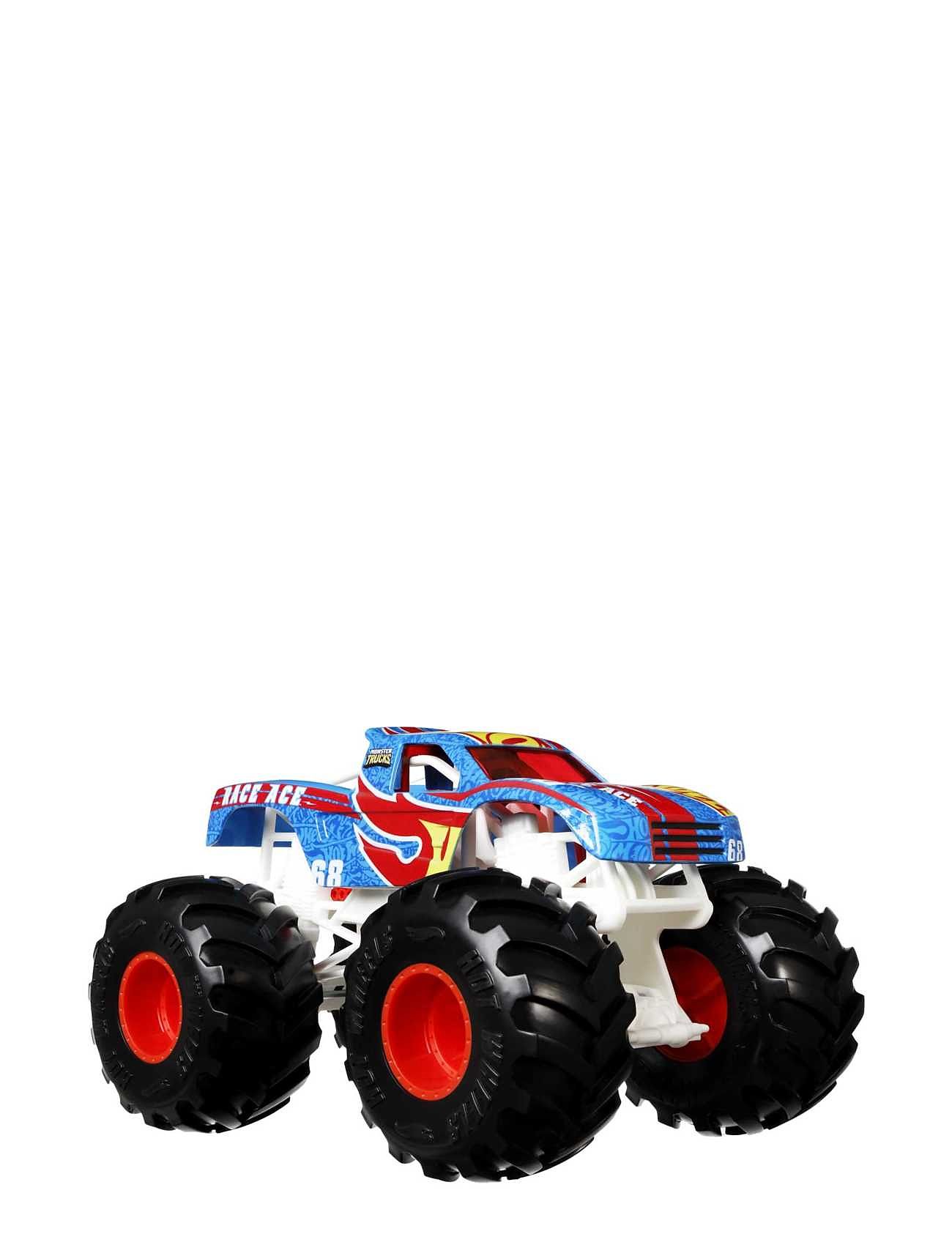 Hot Wheels® Monster Trucks 1:24 Race Ace™ Toys Toy Cars & Vehicles Toy Cars Multi/mönstrad Hot Wheels