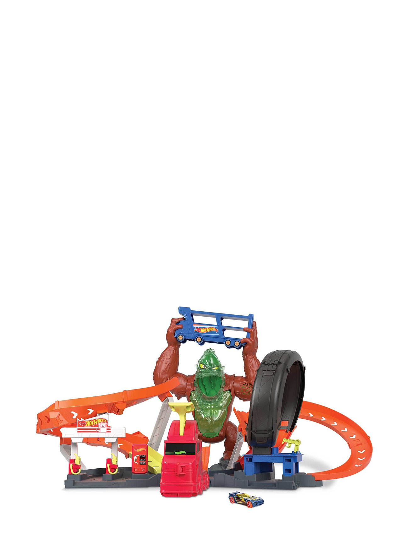 Hot Wheels® Toxic Gorilla Slam™ Toys Playsets & Action Figures Action Figures Multi/mönstrad Hot Wheels