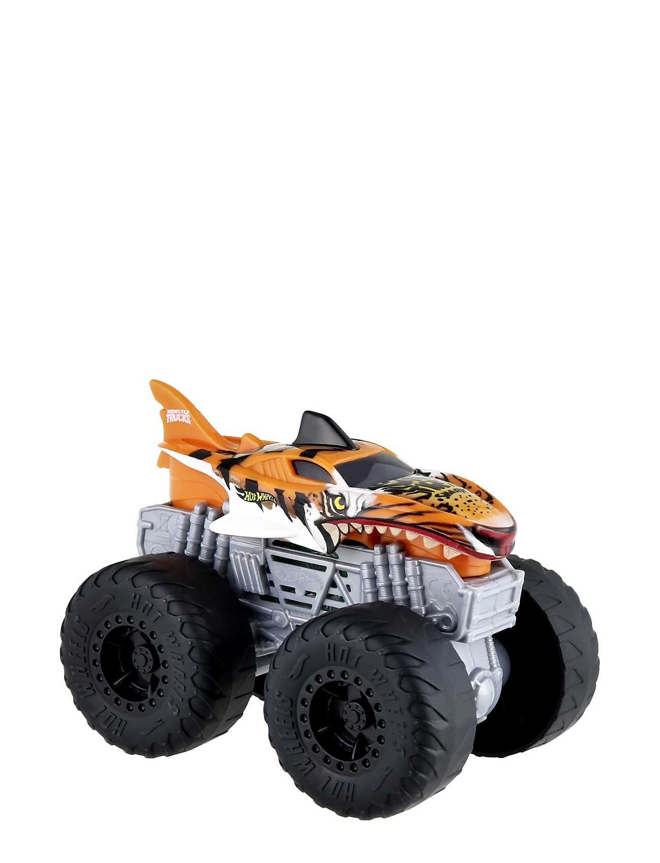 Hot Wheels™ Monster Trucks Roarin' Wreckers™ Tiger Shark Toys Toy Cars & Vehicles Toy Vehicles Trucks Multi/mönstrad Hot Wheels