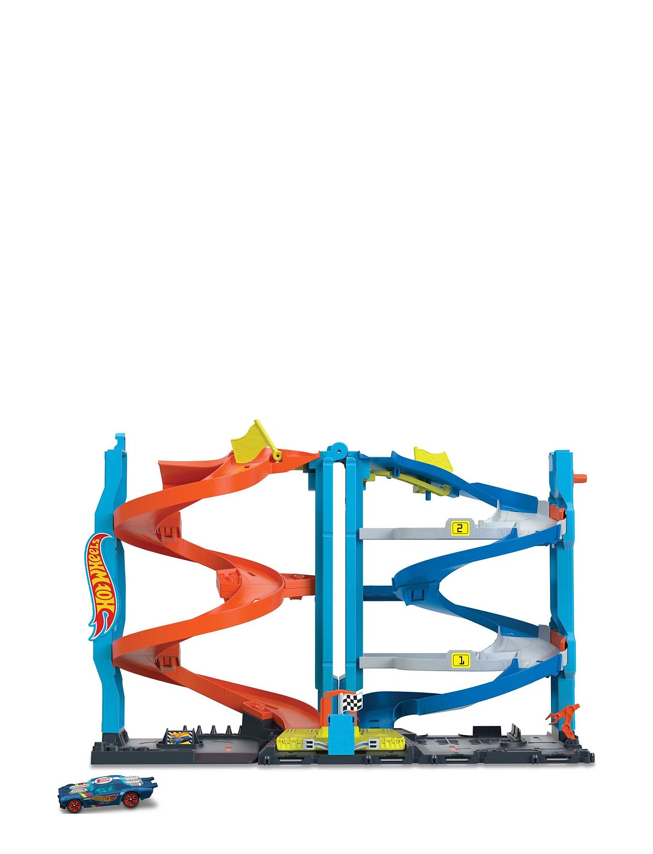 City Transforming Race Tower, Playset Patterned Hot Wheels