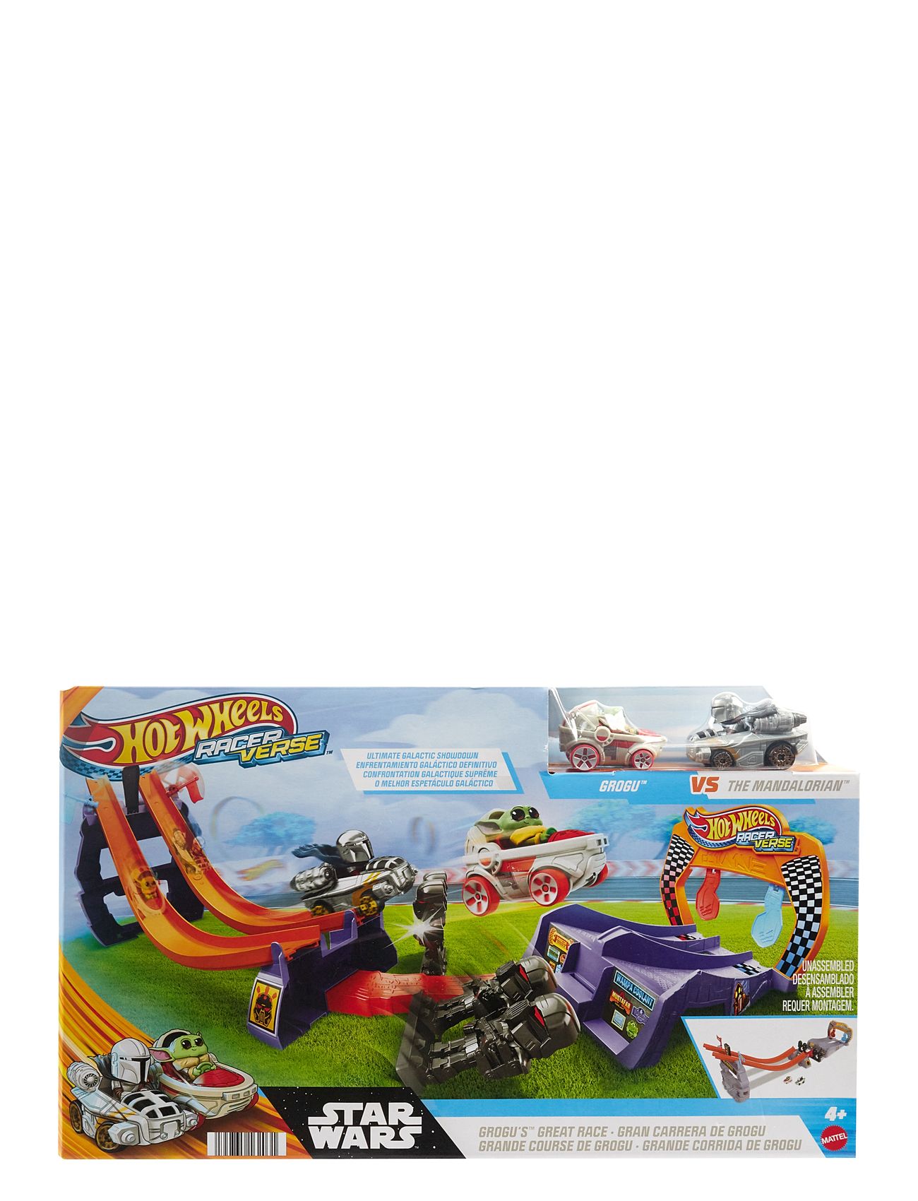 Racer Verse Racerverse Grogu's Great Race Track Set Toys Toy Cars & Vehicles Race Tracks Multi/patterned Hot Wheels