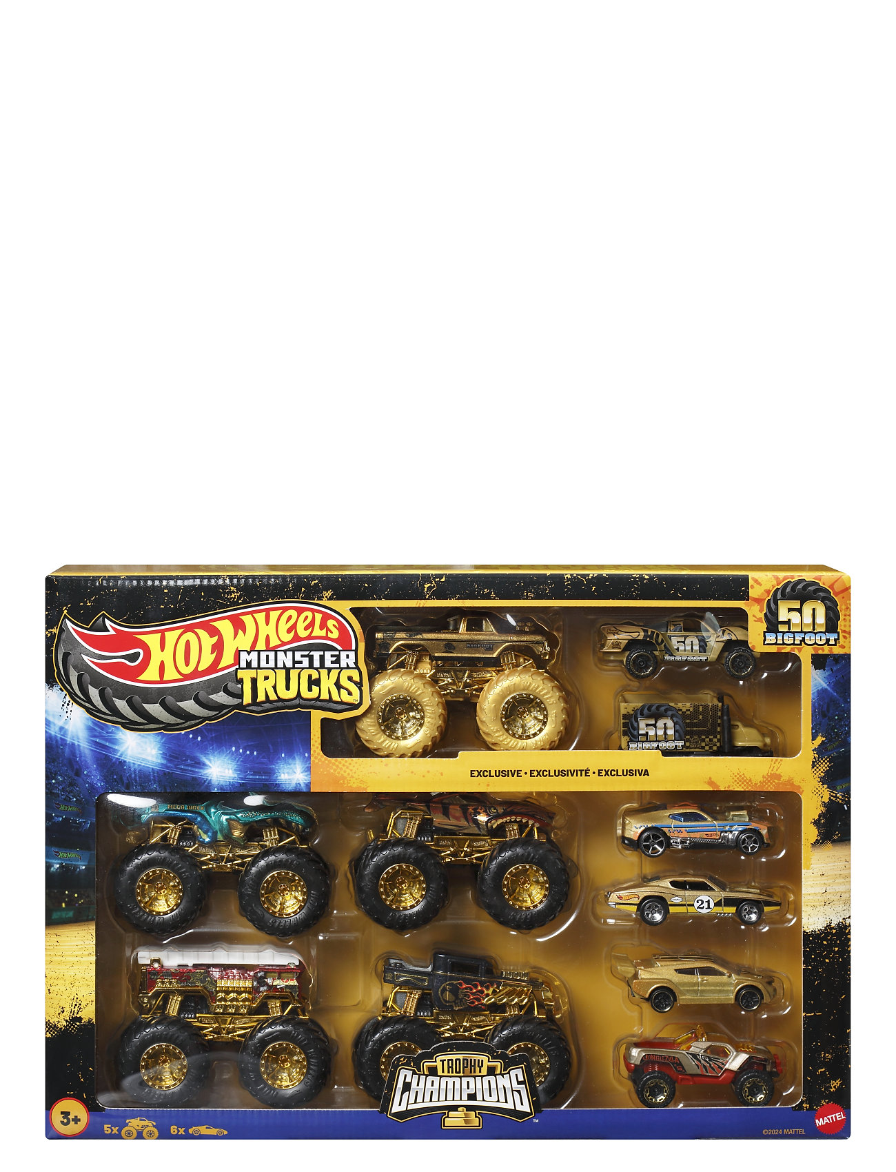 Hot Wheels Monster Trucks Trophy Champions Collection Multi/patterned