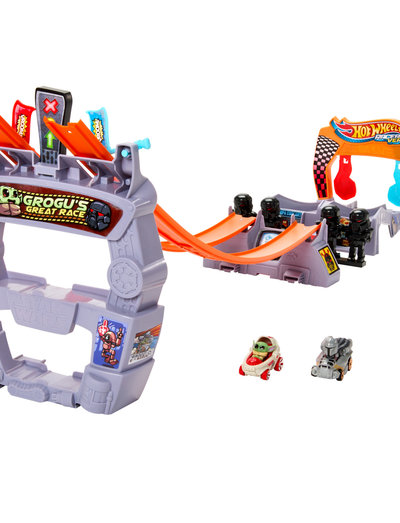 Hot Wheels Racer Verse Racerverse Grogu's Great Race Track Set ...