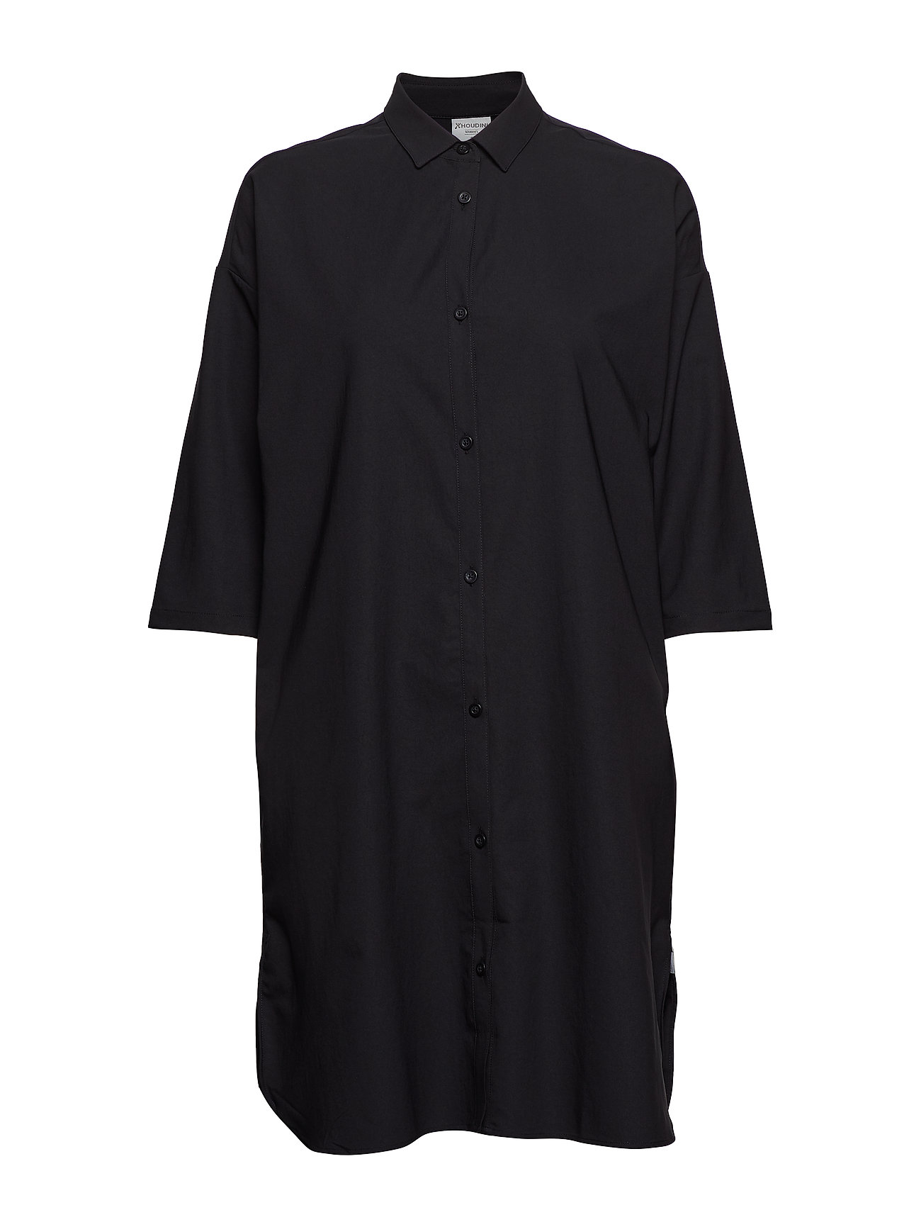 Ws Route Shirt Dress Jurk Knielengte Zwart Houdini houdini kopen in de aanbieding
