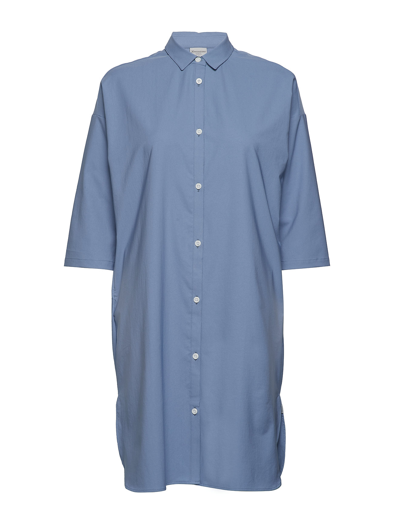 Ws Route Shirt Dress Jurk Knielengte Blauw Houdini houdini kopen in de aanbieding