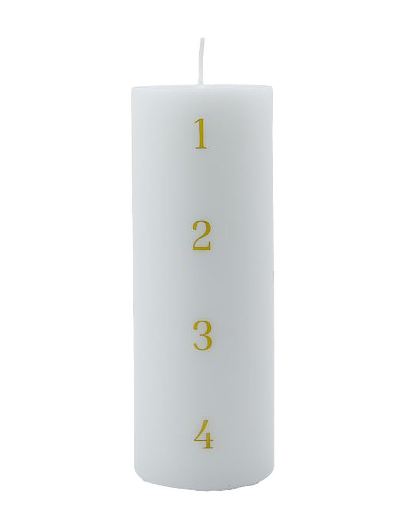 House Doctor Advent Candle, Hdstart, White Vit