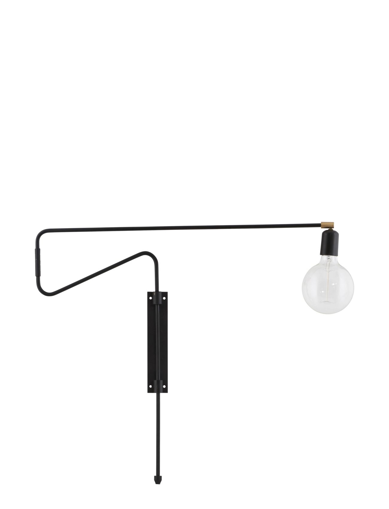 "house doctor" "Swing Væglampe Home Lighting Lamps Wall Black House Doctor"