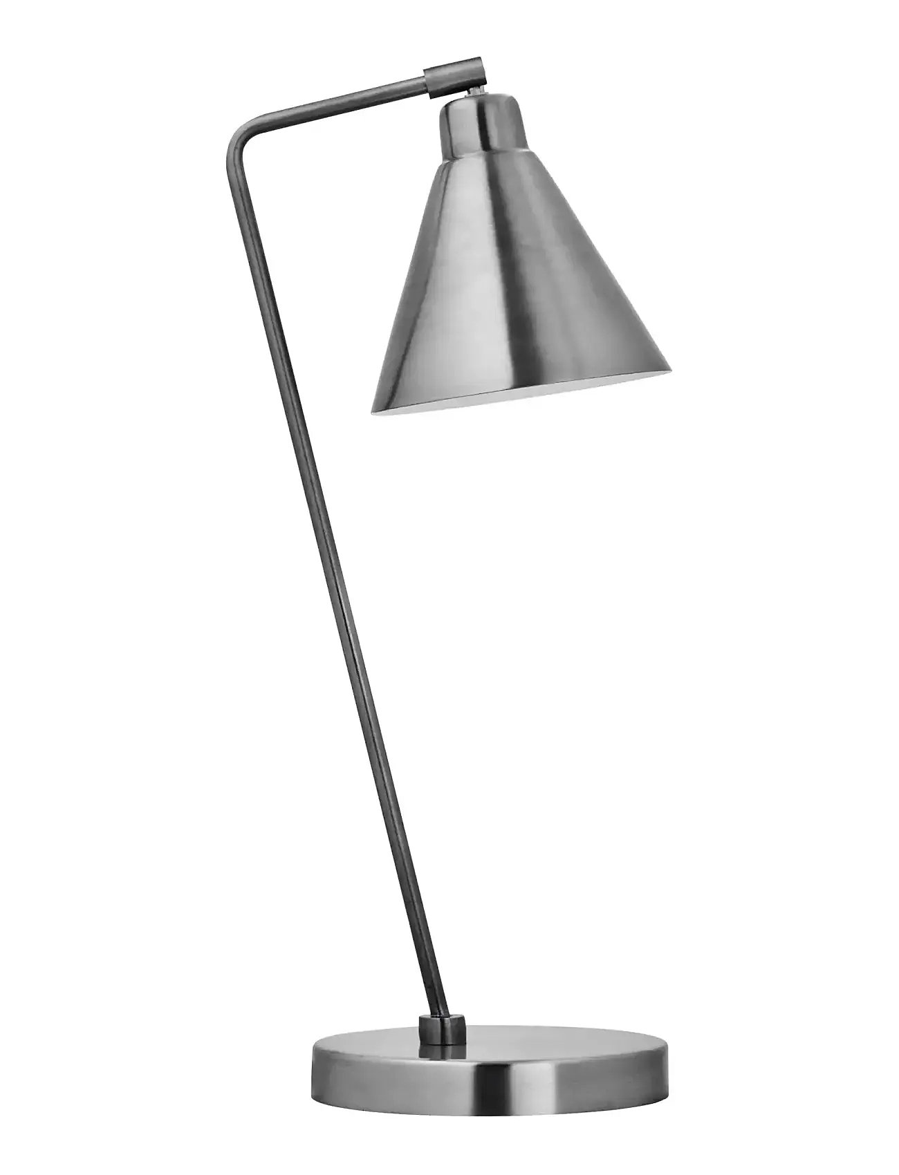 HOUSE DOCTOR Bordlampe, Hdgame, Børstet Sølvfinish Grau - One Size - Unisex