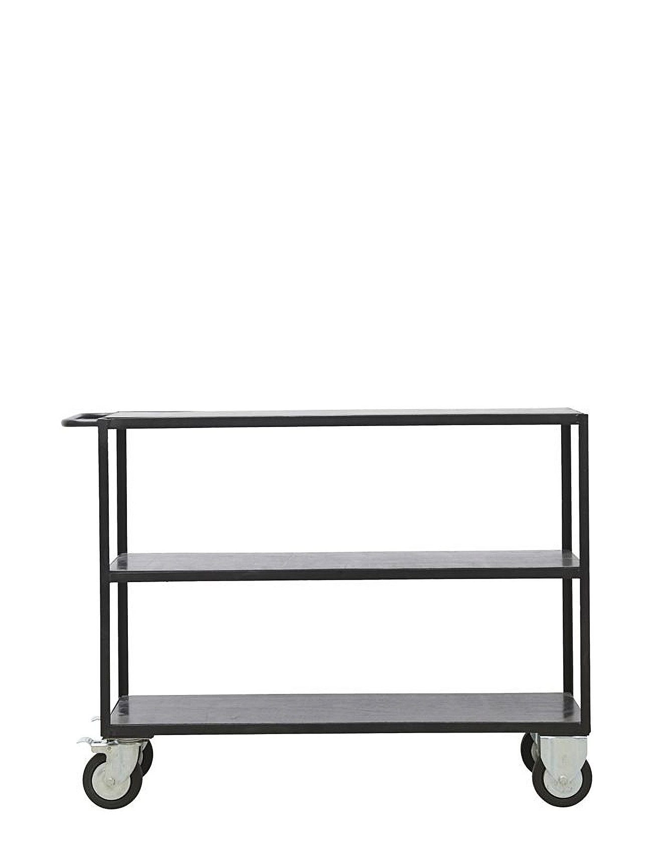 House Doctor Shelving Unit W. 4 Wheels, Black Svart