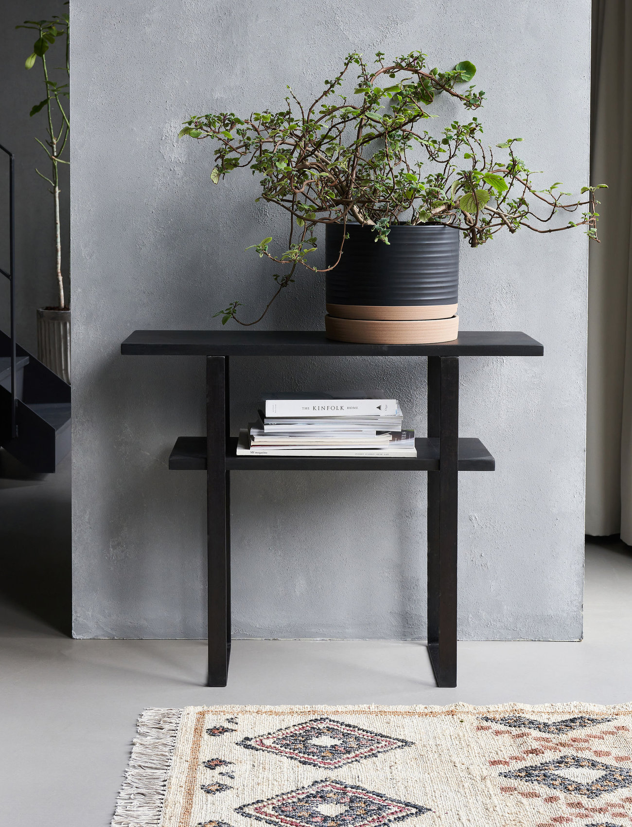 house doctor Konsolbord, Hdwoda, Sort, One Size, Black, Borde > Sideborde Og Små Borde, Unisex